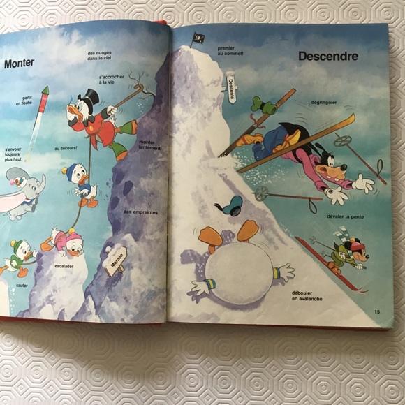[4/35$] Disney Book Au Royaume des Contraires 1976 - Picture 6 of 9